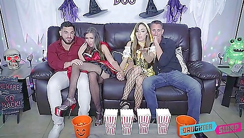 Blonde cutie enjoys her boyfriend's cock