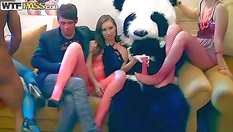 Sexy young chick fucked by a huge cock